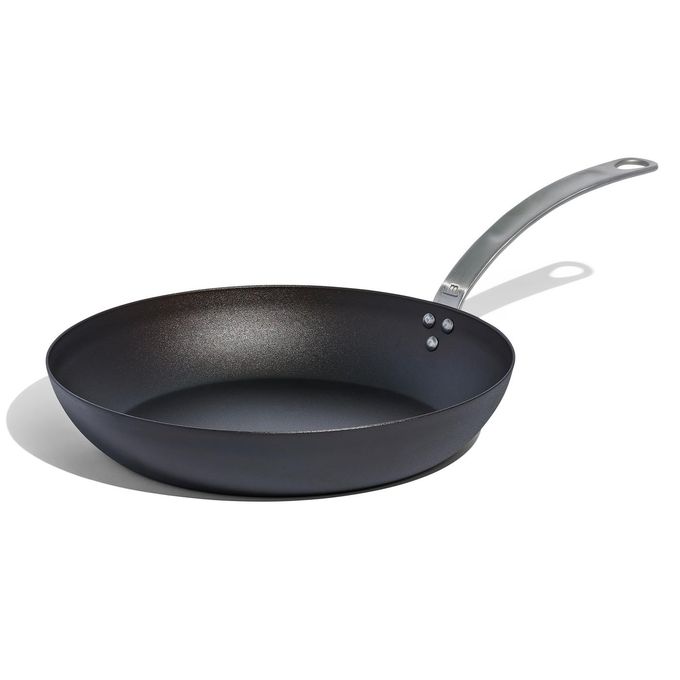 Madein Made In Cookware - Seasoned 12" Carbon Steel Frying Pan - (Like Cast Iron, but Better) - Professional Cookware - Crafted in Sweden - Induction Compatible - Image 1