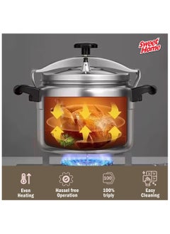 Sweet Home Pressure Cooker 12Ltr Aluminum Alloy Pressure Cooker  Quick Cooking  Pressure Cooker for Canning Pressure Cooker With Super Safety Lock Efficient and Safe Pressure Cooker for Gas Stove Cooker, of Meat, Soup, Rice, Beans - pzsku/Z3A04050BD56564A7BCB5Z/45/_/1735115380/25c2504a-5724-47f5-a950-64036c266243