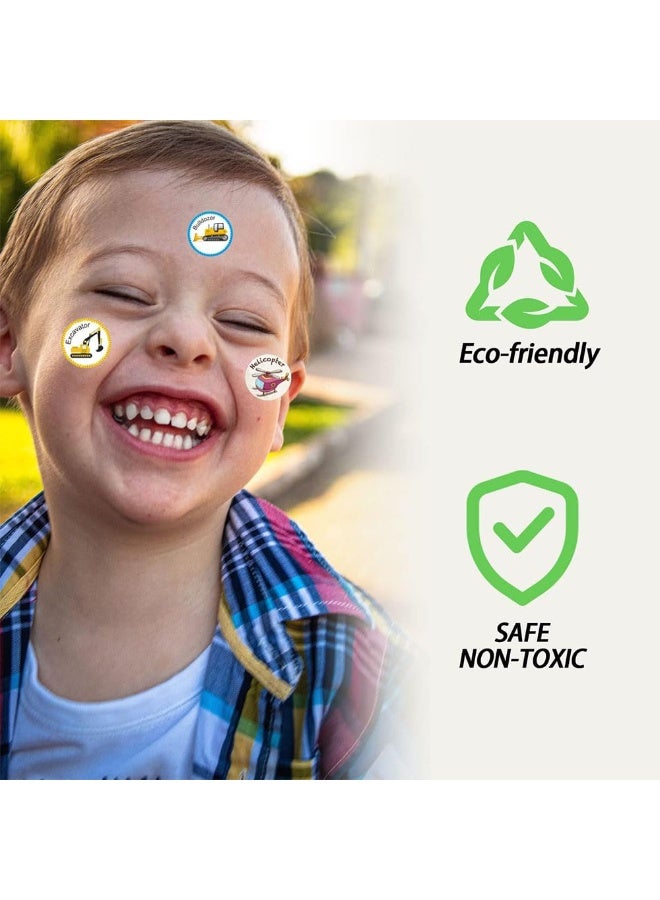 بريجووي 2000 قطعة ملصقات للسيارات، 4 لفات ملصقات بتصاميم متعددة للأطفال والطلاب والمعلمين والفصول الدراسية - Image 4