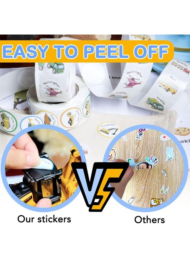 بريجووي 2000 قطعة ملصقات للسيارات، 4 لفات ملصقات بتصاميم متعددة للأطفال والطلاب والمعلمين والفصول الدراسية - Image 5