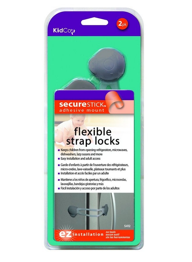 KidCo Flexible Strap Locks - 2/pkg (Gray) - Image 1