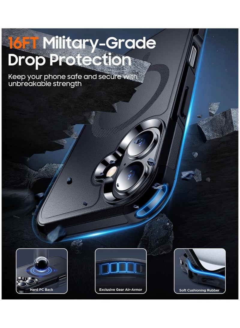 general Magnetic phone case for iphone 16, 【Compatible with Magsafe】【Military Grade Drop Protection】 Drop Proof Heavy Duty Rugged Shock Resistant Phone Case for Phone 16 (6.1) - Image 3