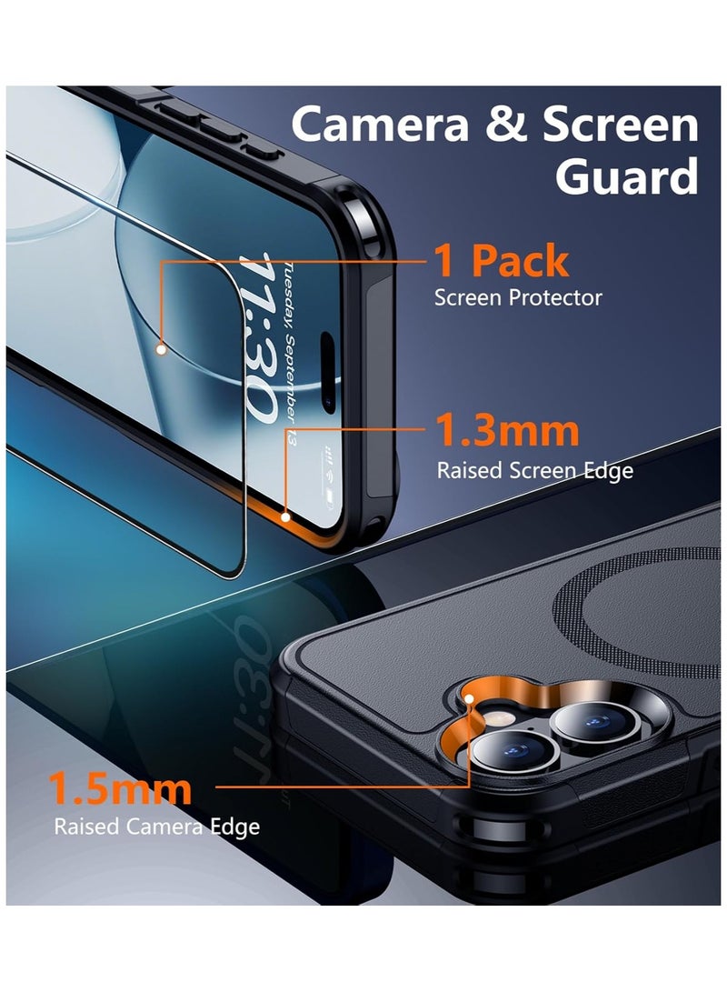 general Magnetic phone case for iphone 16, 【Compatible with Magsafe】【Military Grade Drop Protection】 Drop Proof Heavy Duty Rugged Shock Resistant Phone Case for Phone 16 (6.1) - Image 5