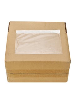 MFLABEL Clear Adhesive Top Loading Packing List 7.5 X 5.5 Shipping Label Envelopes Pouches 100Pcs  - Image 2