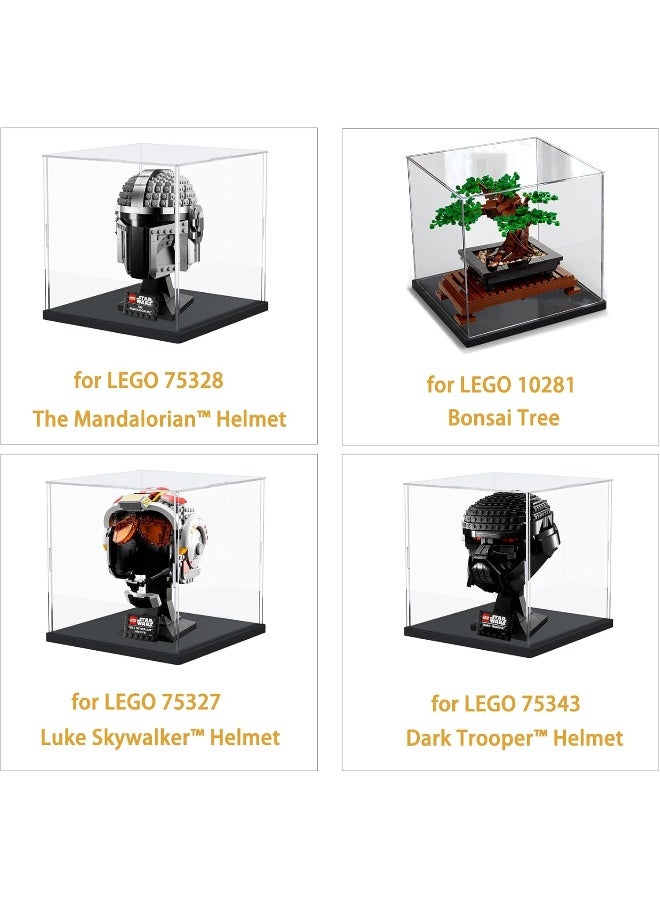 TPGP Acrylic Display Case For Lego Action Figure Funko Pop Model Sculpture Display Stand Transparent For Collection Dustproof Display Box For Storage Toys - Image 3