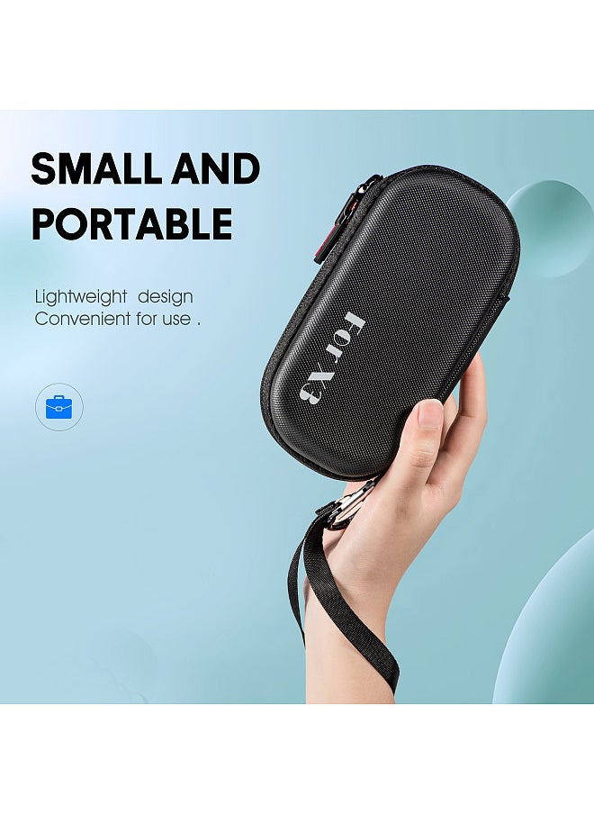 STARTRC Portable Sports Camera Storage Bag Small Carrying Case Hardshell Protective Case Shockproof Waterproof with Wrist Strap Carabiner Compatible with Insta360 X3  - Image 2