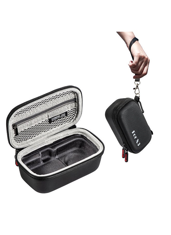 STARTRC Portable Sports Camera Storage Bag Small Carrying Case Hardshell Protective Case Shockproof Waterproof with Wrist Strap Carabiner Compatible with Insta360 X3  - Image 1