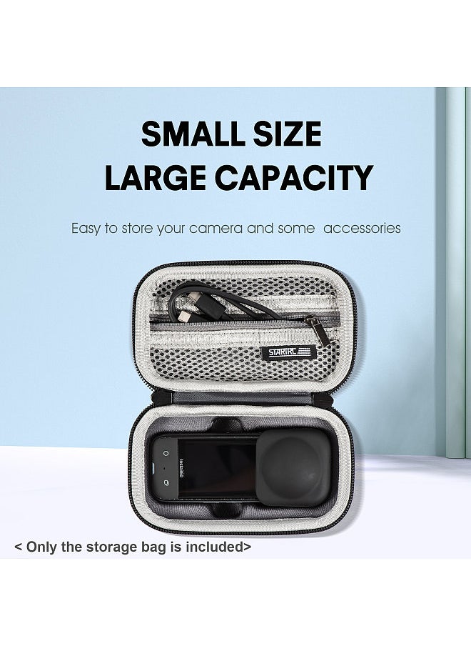 STARTRC Portable Sports Camera Storage Bag Small Carrying Case Hardshell Protective Case Shockproof Waterproof with Wrist Strap Carabiner Compatible with Insta360 X3  - Image 4