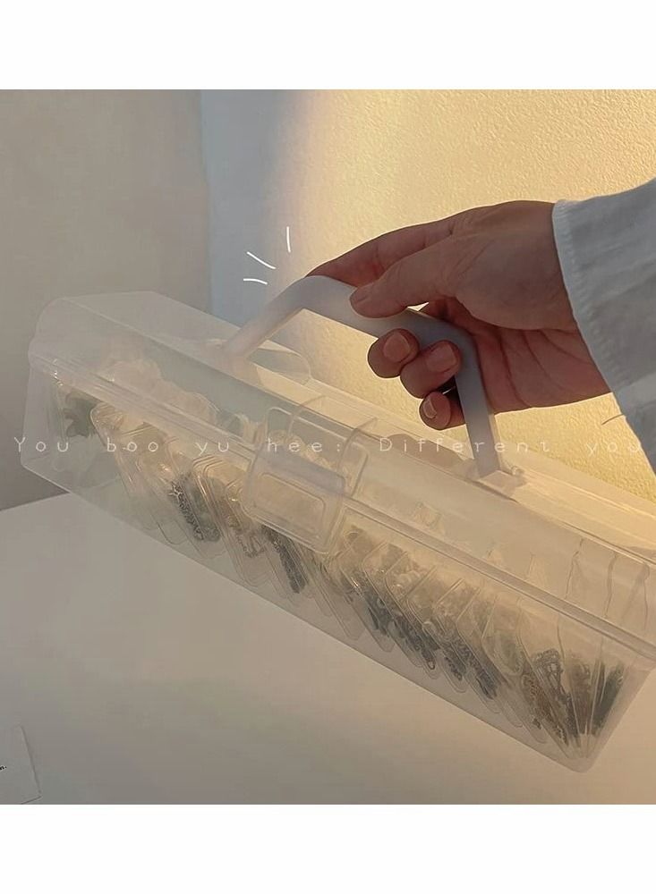 KASTWAVE Small Portable Jewelry Box and 50 Pack Clear Jewelry bag - Image 5