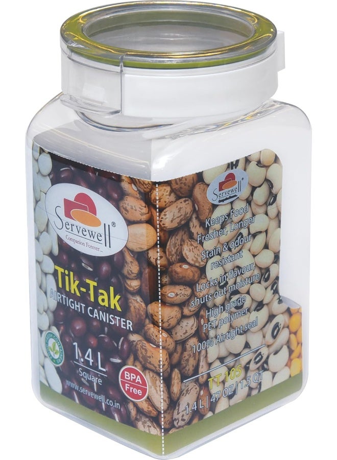 Servewell Tik Tak Square Canister 1.4L (Tt 105)