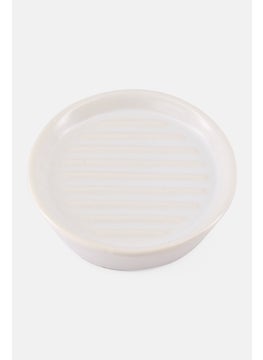 Muy Mucho Stoneware Soap Holder 10,5 x 3 cm, White  - Image 3