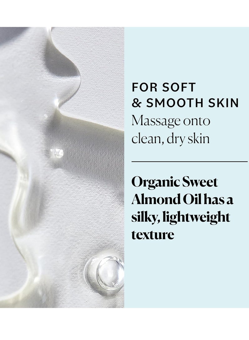 Sky Organics Sky Organics - Organic Sweet Almond Oil, 16 fl oz - Soft & Soothe Oil - Skin Moisturizer - Silky, Lightweight Texture - 100% Pure - Non-Greasy - Natural, Vegan, & Cruelty Free - Beauty & Self Care - Image 4