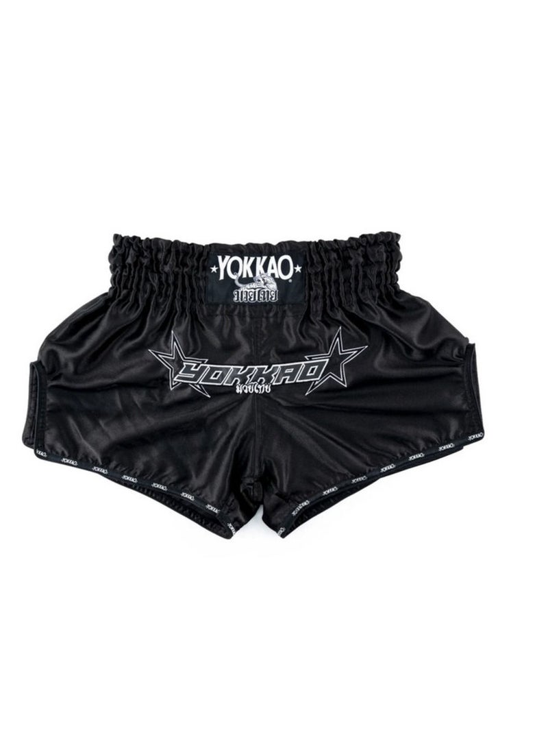 YOKKAO شورت INSTITUTION CARBON FIT باللون الأسود - Image 1