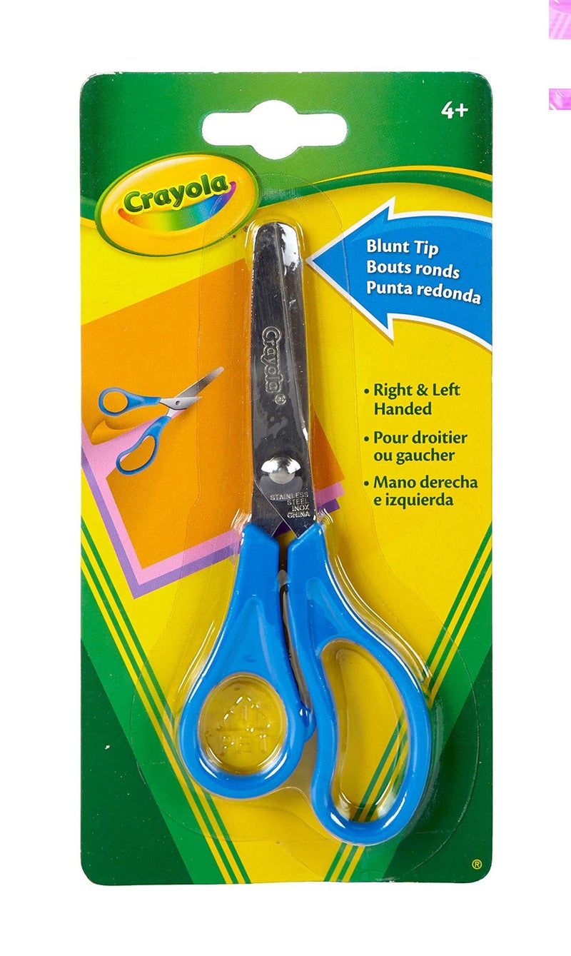 Crayola Scissors (Single Pack), 7" Blunt Tip Scissors For Kids, Back To School Supplies, Kids Arts & Crafts, Colors May Vary - Image 1