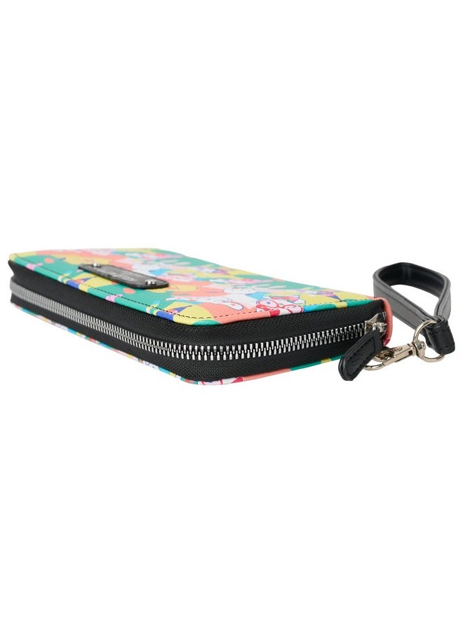 Hello Kitty Wallet Wristlet Zip Clutch Faux Leather Pochacco Kuromi Cinnamoroll  - Image 4