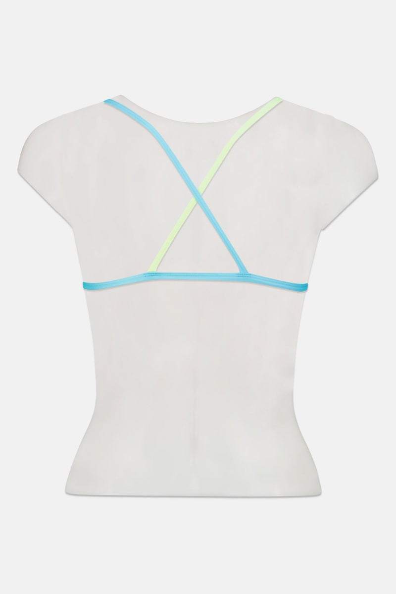 speedo بلوزة بيكيني نسائية بطباعة جرافيك دراجونيانغ، متعددة الألوان - Image 3