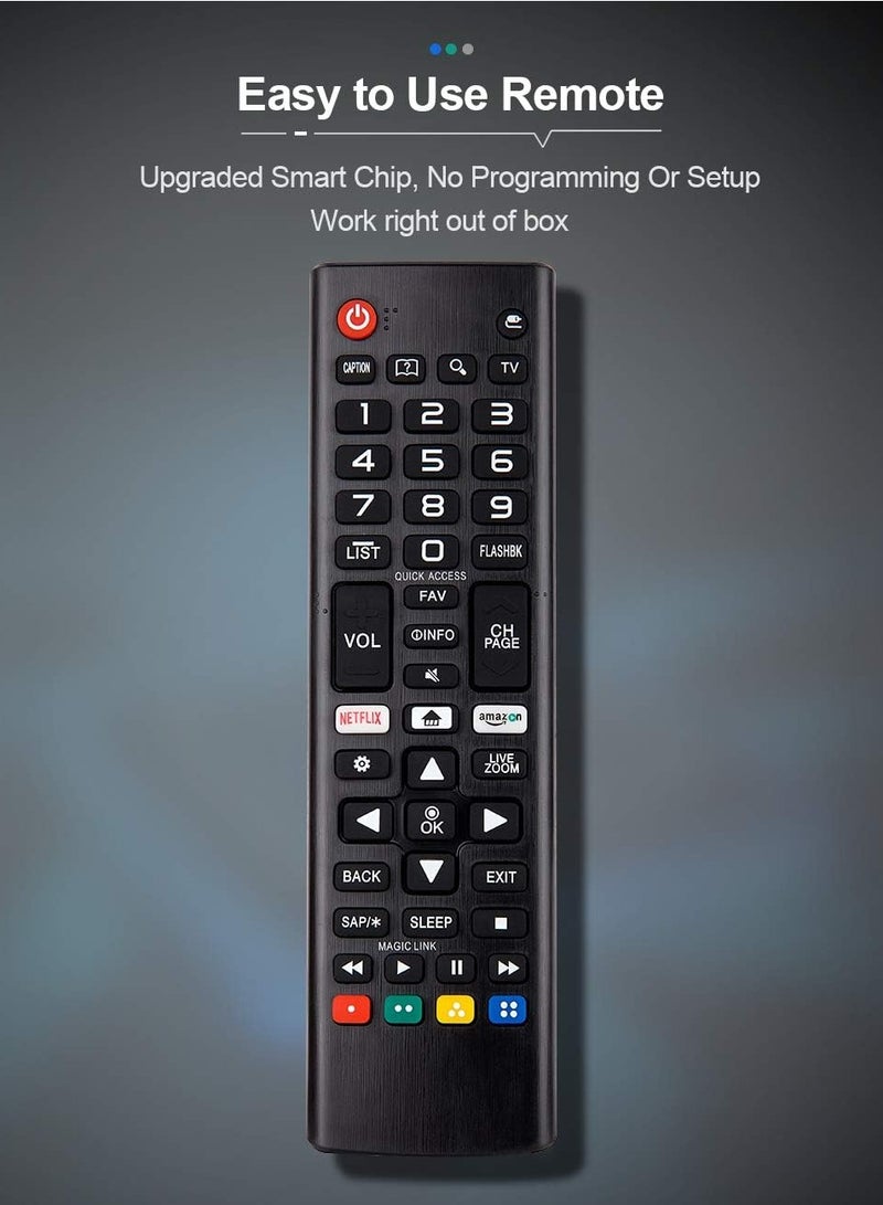 ELTRAZONE Universal Remote Control for All LG Smart TV LCD LED OLED UHD HDTV Plasma Magic 3D 4K Webos AKB75095307 AKB75375604 AKB75675304 AKB74915305 AKB76037601 AKB75675313 AKB75675313 AKB7555313 with battery - Image 3