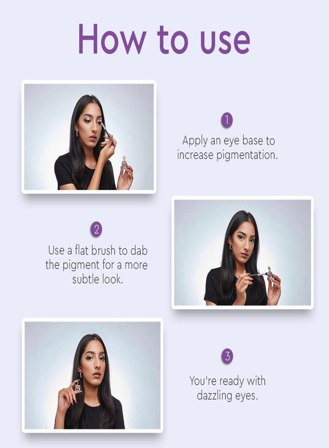 C2P PROFESSIONAL MAKEUP C2P Pro Eyeshadow Pigment for Eye Makeup - 2g | Long-Lasting and Highly Pigmented Loose Precious Pigments with Metallic Effect | Cosmetics For Women and Girls,Rule Breaker 45, 2 grams - Image 5