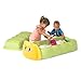 SIMPLAY3 Kids Plastic Sandbox with Lid for Outdoor Play and Indoor Sensory Play Caterpillar Sandbox Green - Image 3