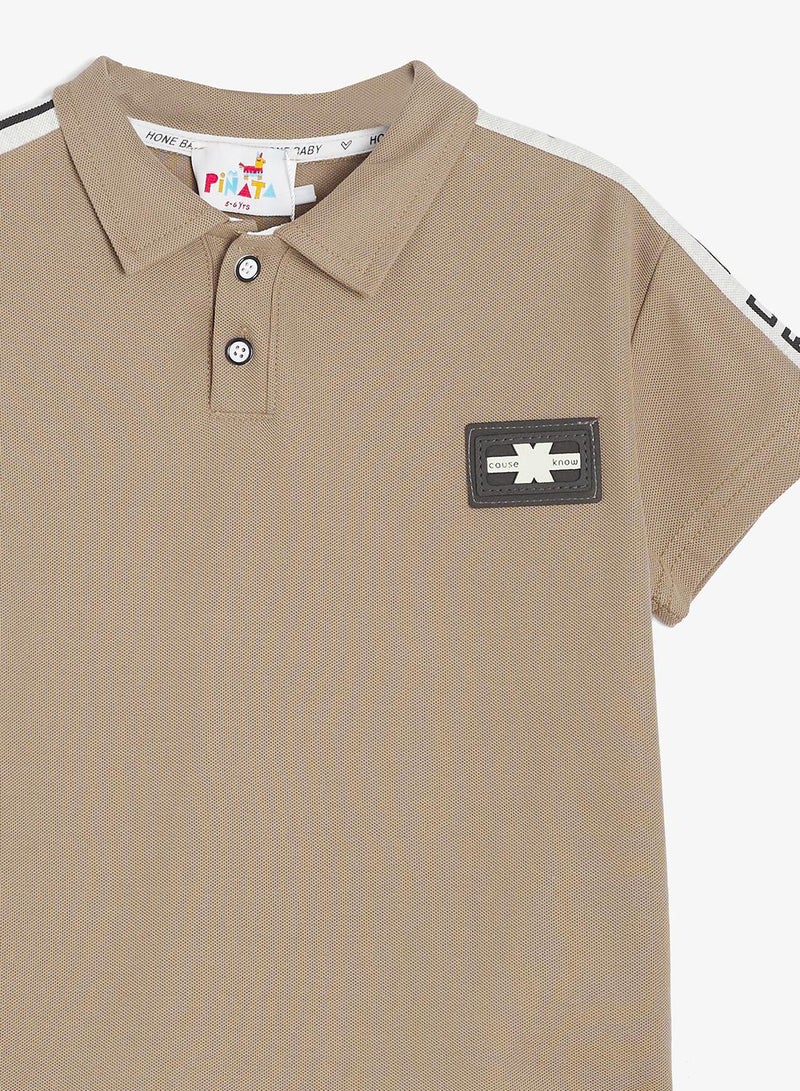 Pinata Cotton Polo Tshirt and Shorts Set - Image 5