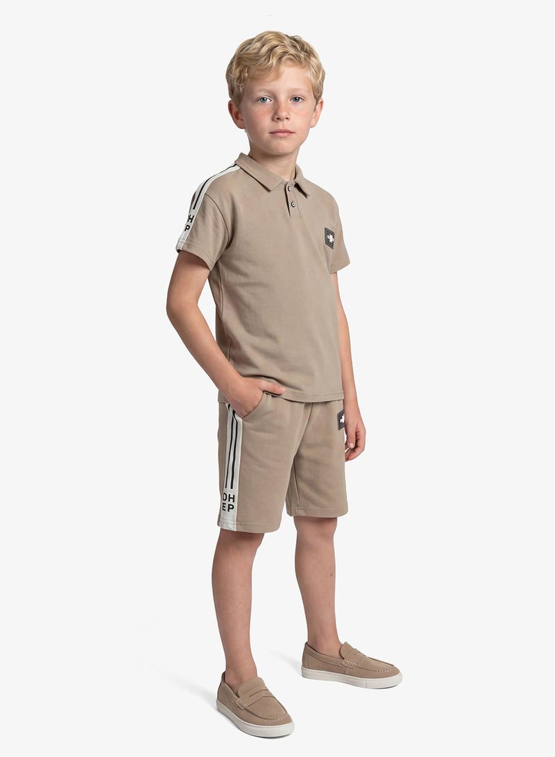 Pinata Cotton Polo Tshirt and Shorts Set - Image 1