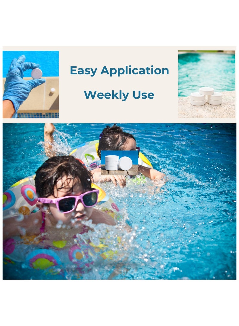 TRIOXI TCCA 90% Chlorine Tablets 1KG – Water Disinfection and Algae Control for Swimming Pools and Water Treatment - Image 5