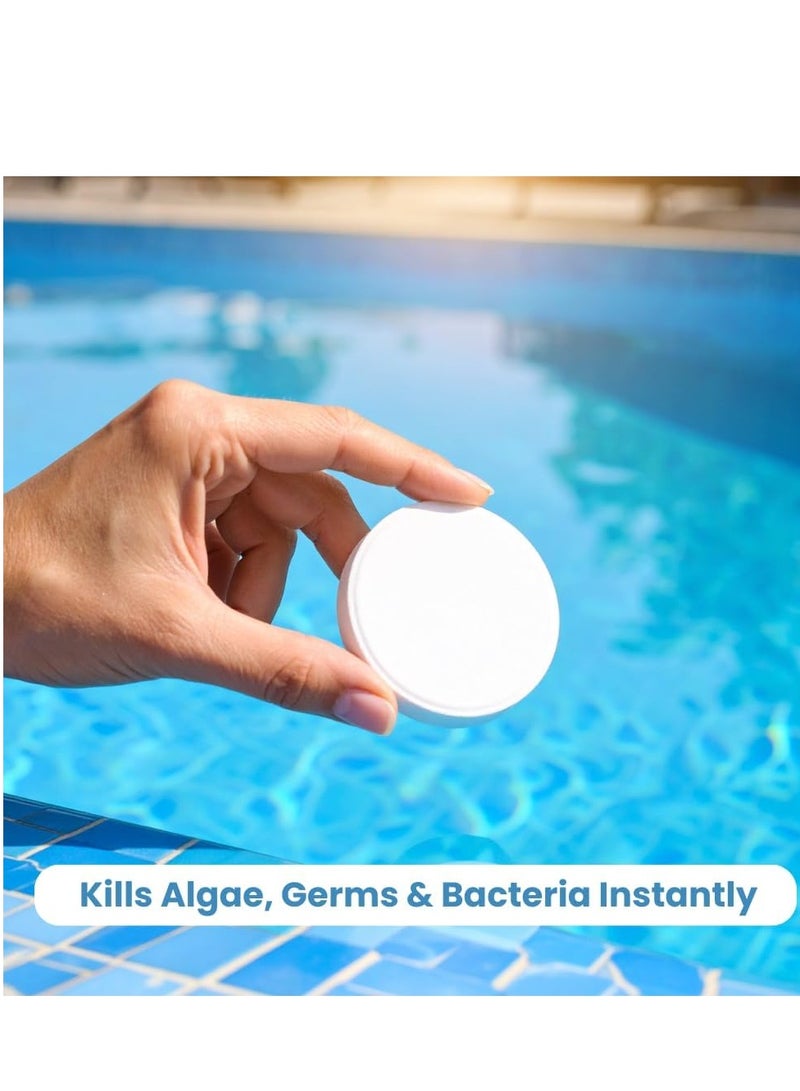 TRIOXI TCCA 90% Chlorine Tablets 1KG – Water Disinfection and Algae Control for Swimming Pools and Water Treatment - Image 4