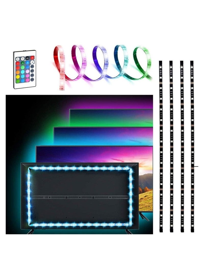 FEND RGB LED Strip Lights Color Changing USB Decoration Light with Remote Control  - Image 3