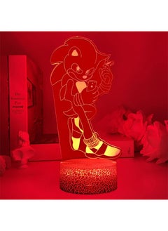 Thoraya Colorful Night Light 3D Anime Night Light Toy with 16 Changing Colors Remote Control Bedroom Lamp Birthday Gifts for Children  - Image 3
