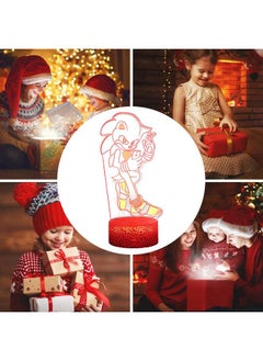 Thoraya Colorful Night Light 3D Anime Night Light Toy with 16 Changing Colors Remote Control Bedroom Lamp Birthday Gifts for Children  - Image 5