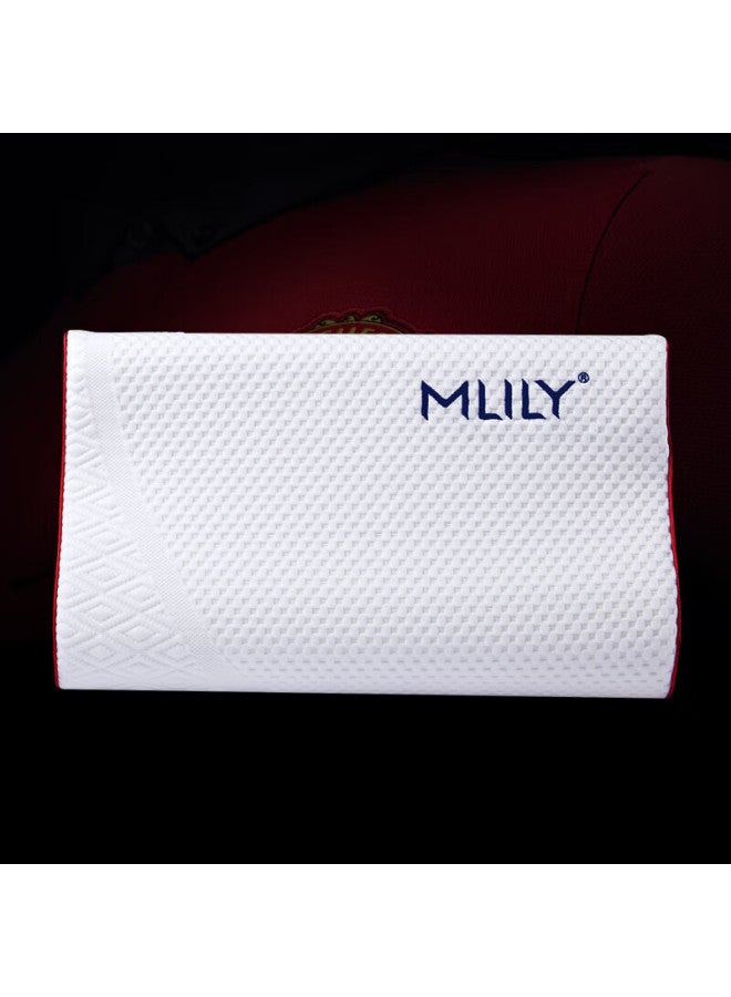 Mlily Space Slow Rebound Pillow Core Memory Pillow Cervical Pillow, Manlian Comfort Pillow L 56*35*11/9cm - Image 2