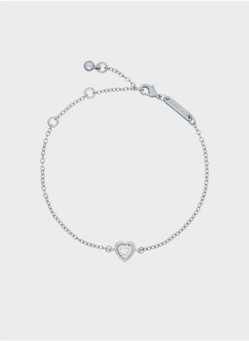 Ted Baker Hansa Crystal Heart Bracelet