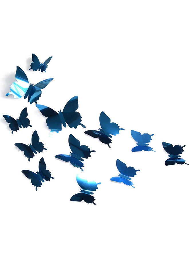 Sharpdo 12-Piece Stereo erfly Sticker Blue - Image 1