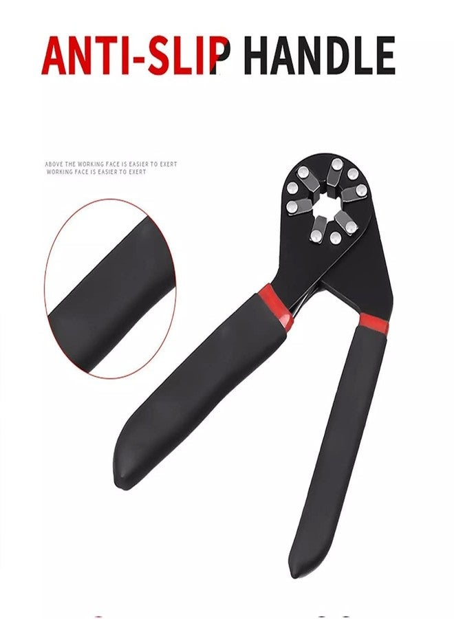 Drumstone (𝟏𝟓 𝐘𝐞𝐚𝐫𝐬 𝐖𝐚𝐫𝐫𝐚𝐧𝐭𝐲 Multi-Functional Magic Spanner | 8-Inch Torque Adjustable Wrench | High-Carbon Steel Hex Wrench | Non-Slip Handle | Fits Outer Hexagon Nuts & Bolts - Image 2