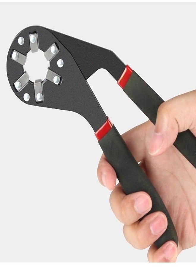 Drumstone (𝟏𝟓 𝐘𝐞𝐚𝐫𝐬 𝐖𝐚𝐫𝐫𝐚𝐧𝐭𝐲 Multi-Functional Magic Spanner | 8-Inch Torque Adjustable Wrench | High-Carbon Steel Hex Wrench | Non-Slip Handle | Fits Outer Hexagon Nuts & Bolts - Image 1