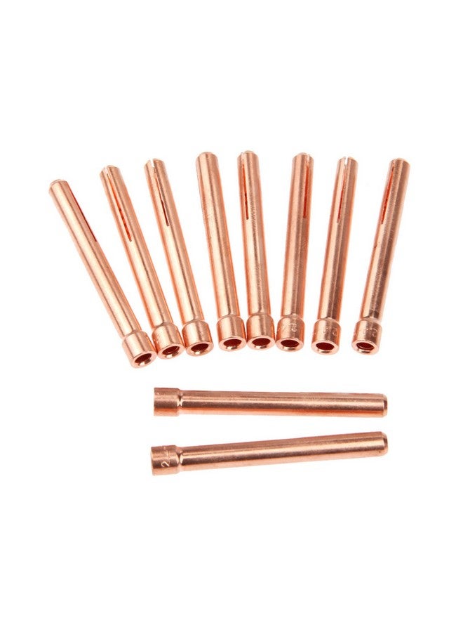 Mtsooning Mtsooning 3/32" 10N24 TIG Collet Tips,10PCS 2.4mm TIG Collet Bodis,Copper TIG Collet Consumables KIT,Replacement for WP17 18 26 TIG Welding Torch Series  - Image 1