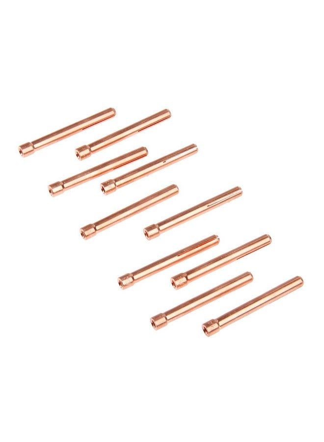 Mtsooning Mtsooning 3/32" 10N24 TIG Collet Tips,10PCS 2.4mm TIG Collet Bodis,Copper TIG Collet Consumables KIT,Replacement for WP17 18 26 TIG Welding Torch Series  - Image 5