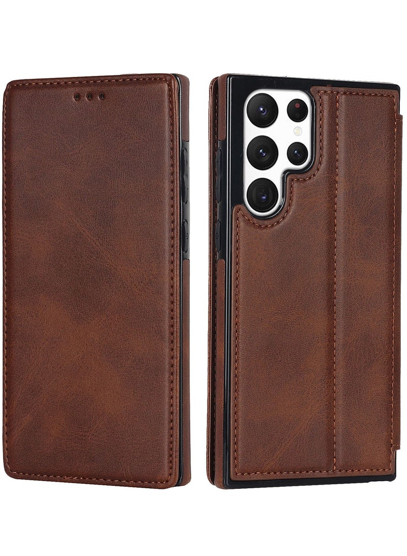 Suteni Flip Cover Leather Protective Case for Samsung Mobile Phone - Image 1