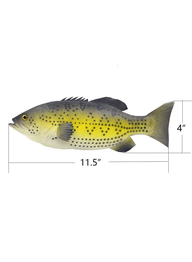 Ailejia 3pcs Simulated Animal Fake Fish Model for Home Decor, Market Display, Photography Prop Kids Toy Kitchen - Image 4
