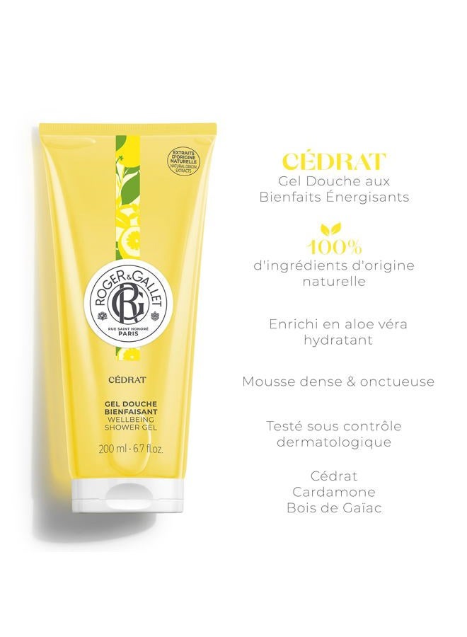ROGER & GALLET Body Wash & Shower Gel for Women | Cédrat - Citron 6.7 Oz - Image 2