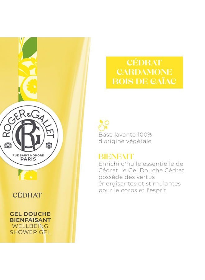 ROGER & GALLET Body Wash & Shower Gel for Women | Cédrat - Citron 6.7 Oz - Image 3