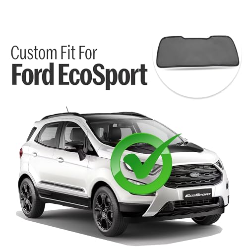 Autofact Dicky Curtain for EcoSport | Custom Fit Rear Windshield Sunshade | UV & Heat Protection | Foldable Mesh | Privacy & Cooling Car Accessory - Image 2