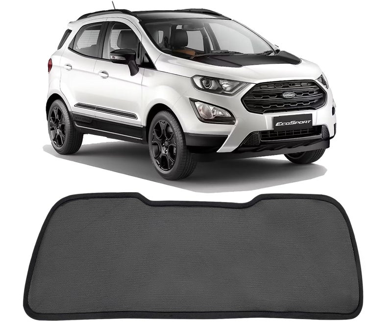 Autofact Dicky Curtain for EcoSport | Custom Fit Rear Windshield Sunshade | UV & Heat Protection | Foldable Mesh | Privacy & Cooling Car Accessory - Image 1