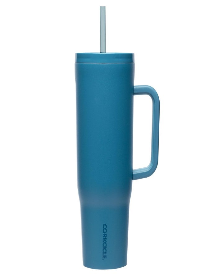 Corkcicle Cruiser Insulated Tumbler with Handle and Straw, North Shore, 40 oz - Reusable Water Bottle Keeps Beverages Cold for 20 Hrs, Hot for 9Hrs - Image 1