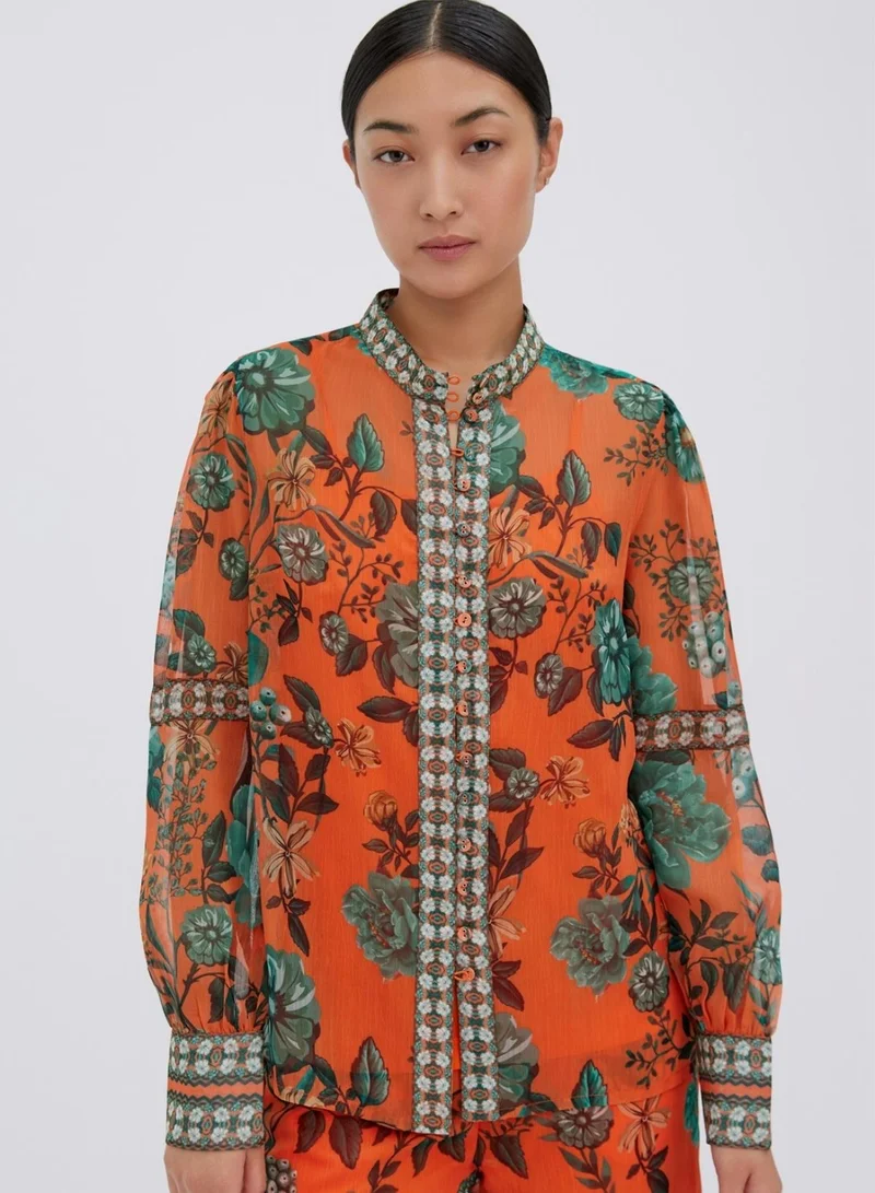 Raishma Aspen Orange Shirt