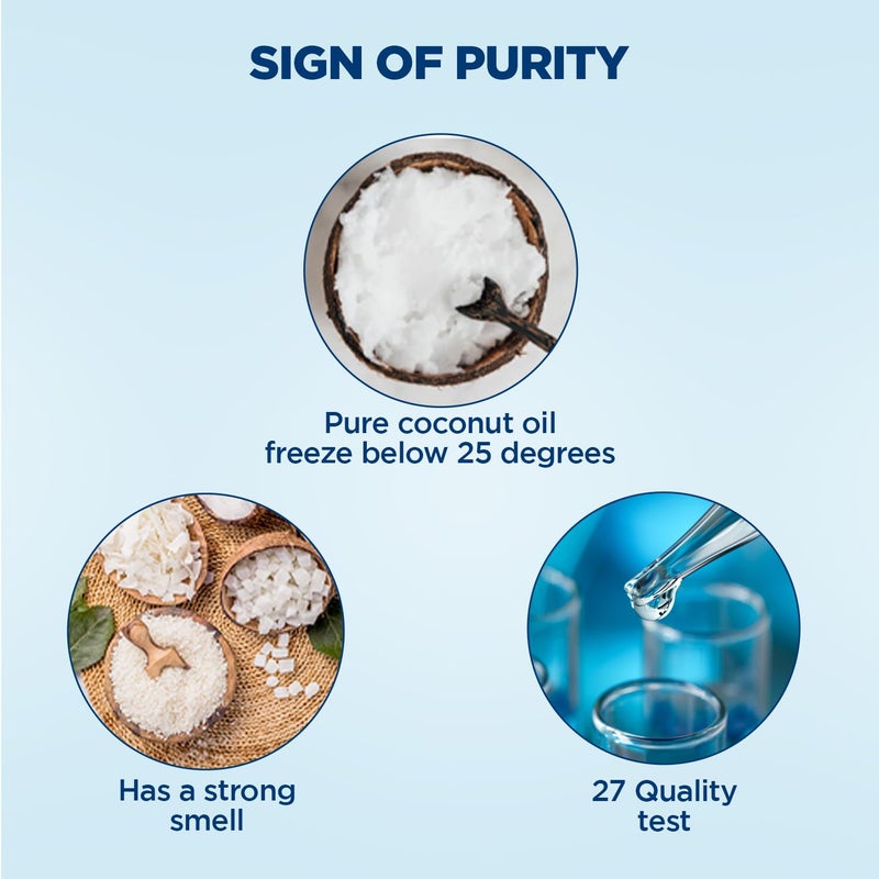 Parachute زيت جوز الهند النقي والطبيعي 100% من باراشوت | بدون مواد كيميائية ومواد حافظة مضافة | 31 أونصة سائلة - Image 5