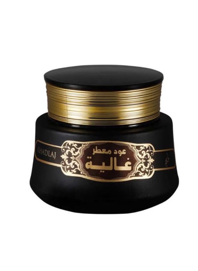 خدلج بخور عود معطر غالية أسود 35 جرام من خدلج – مزيج شرقي فاخر بالعود لتعطير المنزل - Image 2