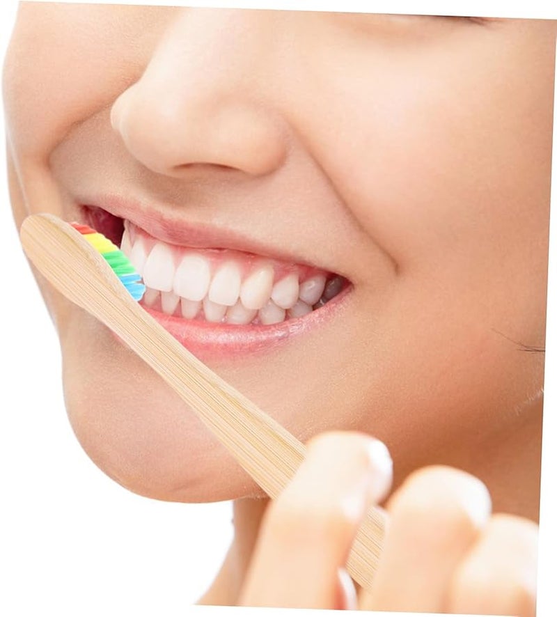 6Pcs Soft Bristle Travel Toothbrushes For Camping Outdoor Gentle On Gums - Image 4