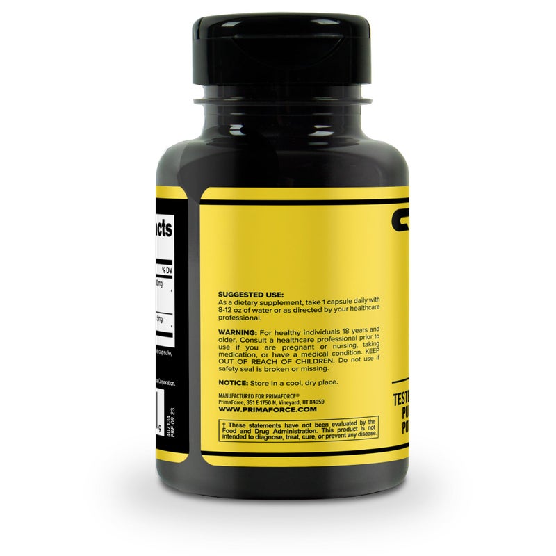 Primaforce KSM-66 Ashwagandha Root Extract (600mg) 60 Veggie Capsules - 5% Withanolides with BioPerine - Image 3