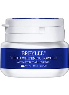 Breylee Hitening Powder,Pearl Essence Teeth Brightening Powder,Breylee Natural Teeth Whitener Removing Stain Caused By Coffee Wine Smoking Without Causing Damages,Keeping Oral Fresh(1.05 Oz)  - Image 1